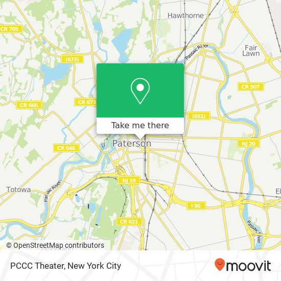 Mapa de PCCC Theater