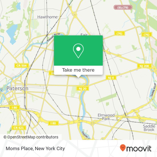 Moms Place map