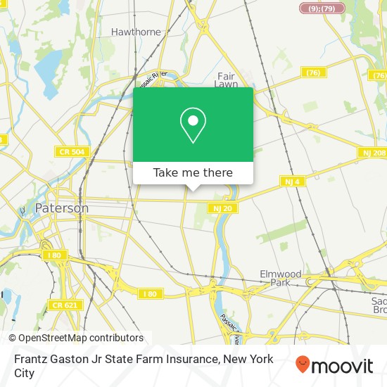 Mapa de Frantz Gaston Jr State Farm Insurance