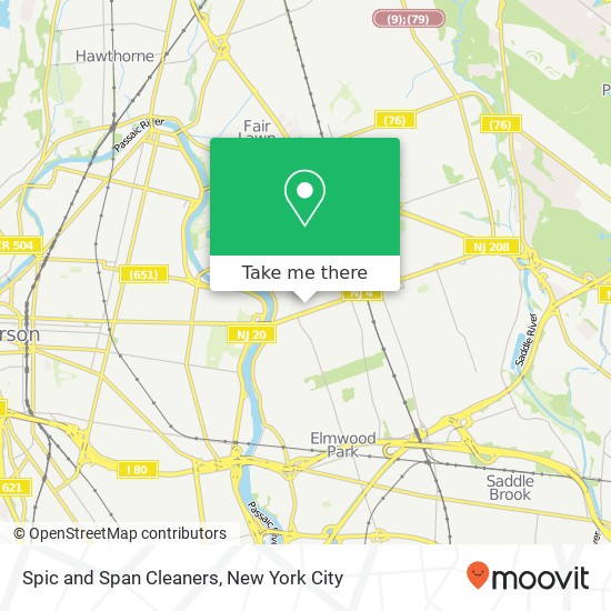 Spic and Span Cleaners map