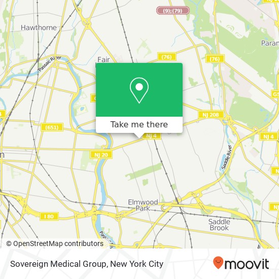 Sovereign Medical Group map
