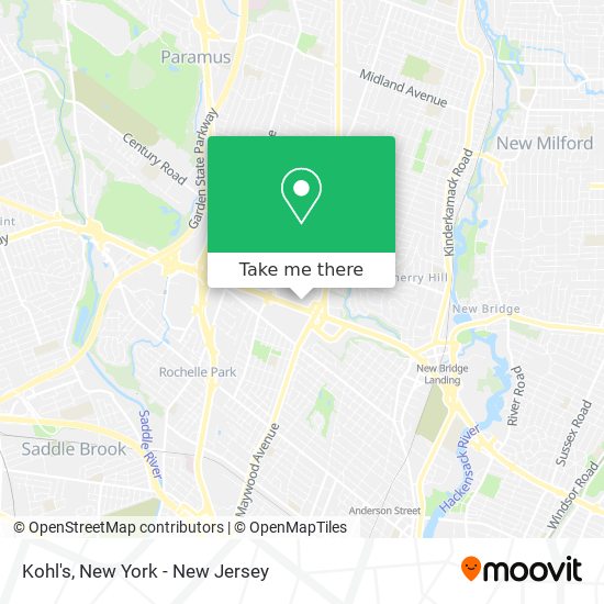 Kohl's map