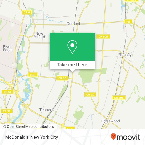 McDonald's map