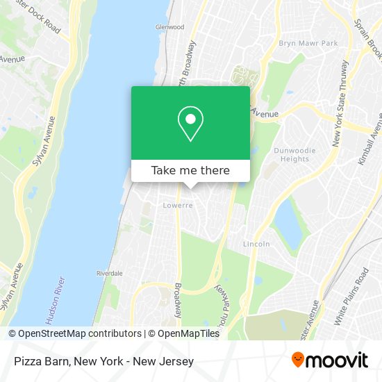 Mapa de Pizza Barn
