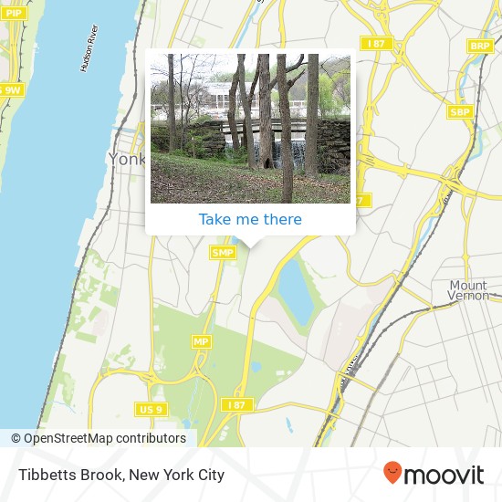 Mapa de Tibbetts Brook