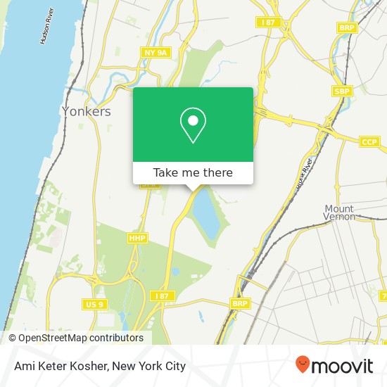 Ami Keter Kosher map