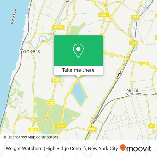 Weight Watchers (High Ridge Center) map