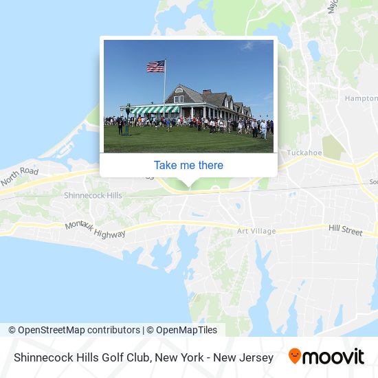 Shinnecock Hills Golf Club map