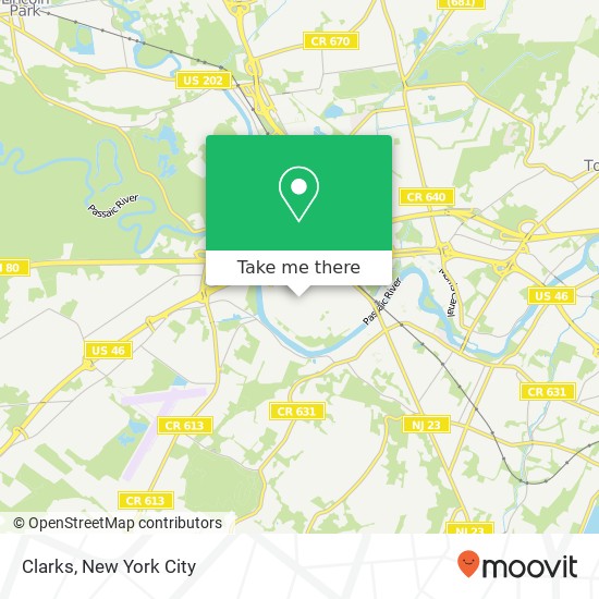 Clarks map