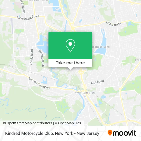 Kindred Motorcycle Club map