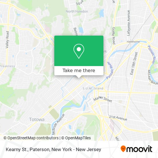 Mapa de Kearny St., Paterson