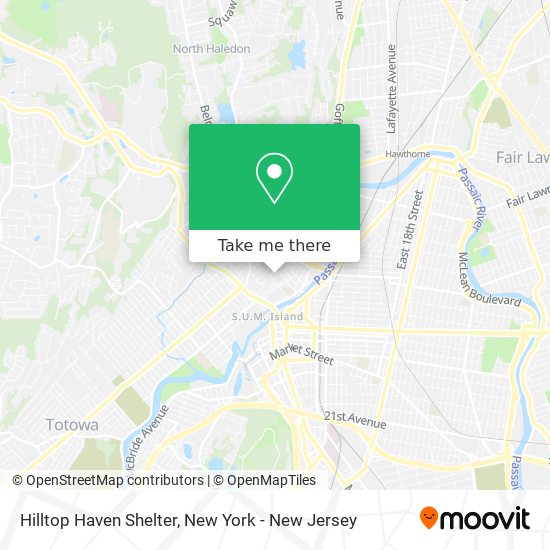 Hilltop Haven Shelter map