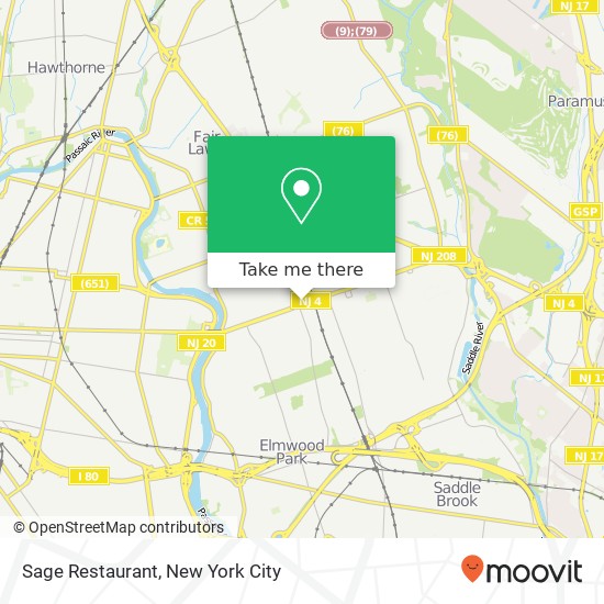 Sage Restaurant map