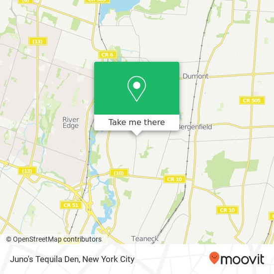 Juno's Tequila Den map