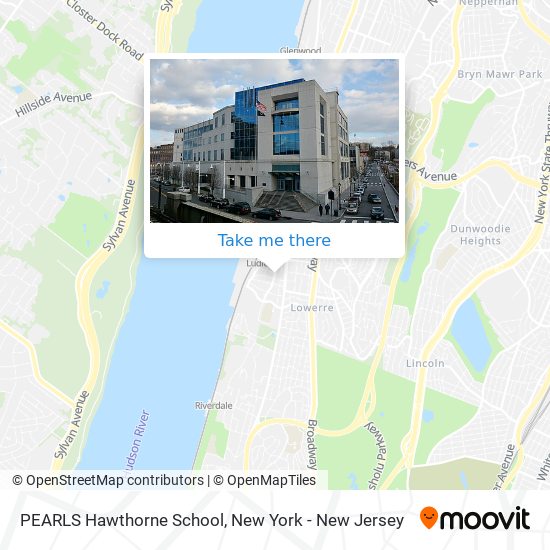 PEARLS Hawthorne School map