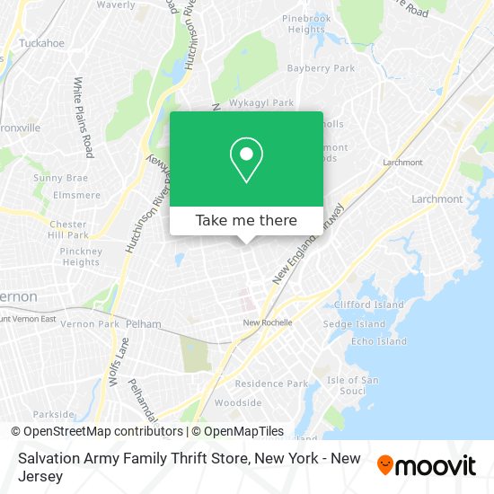 Mapa de Salvation Army Family Thrift Store