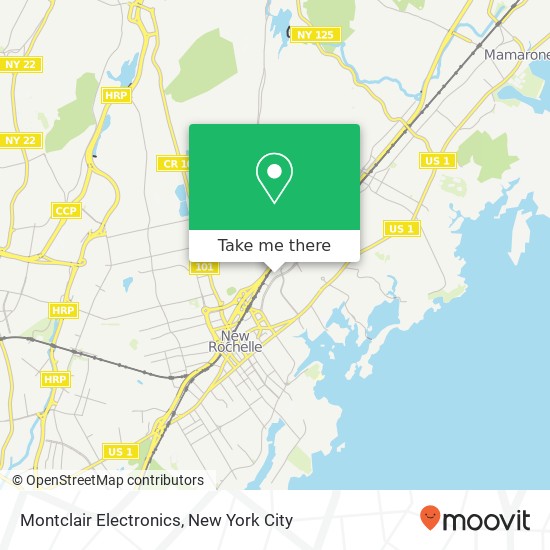 Montclair Electronics map