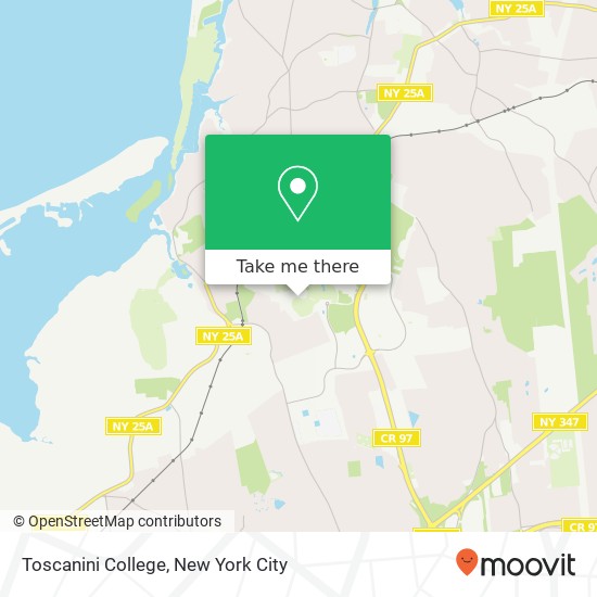 Toscanini College map