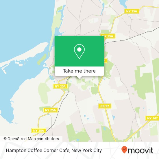 Mapa de Hampton Coffee Corner Cafe