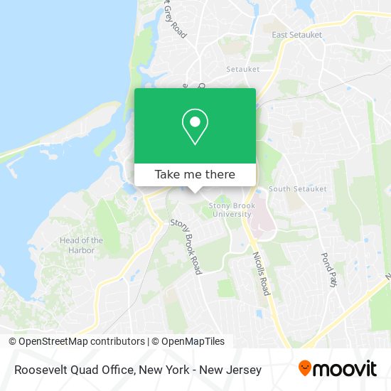 Mapa de Roosevelt Quad Office
