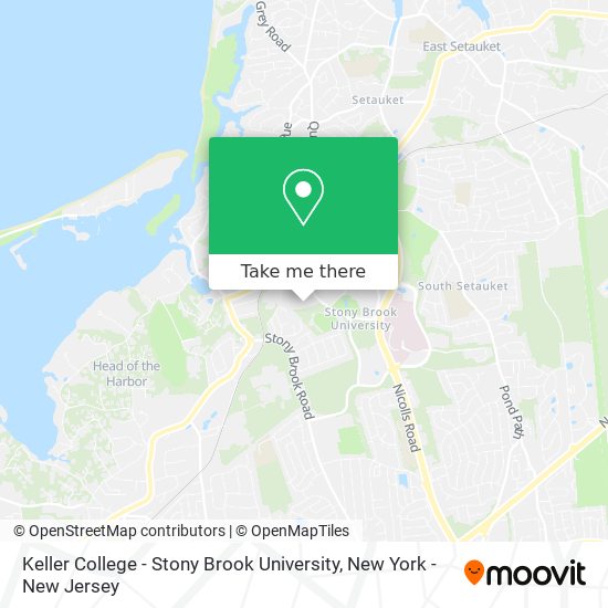 Mapa de Keller College - Stony Brook University
