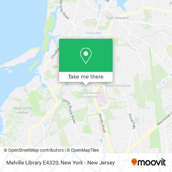 Mapa de Melville Library E4320