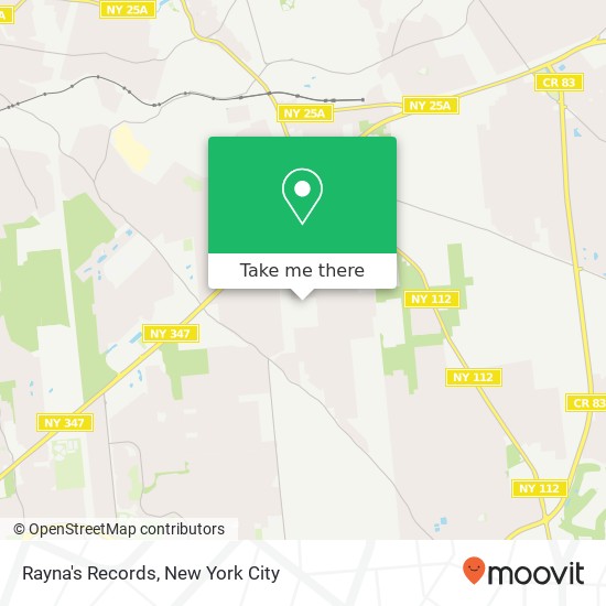 Rayna's Records map