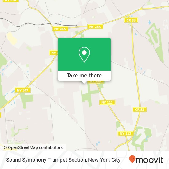 Sound Symphony Trumpet Section map