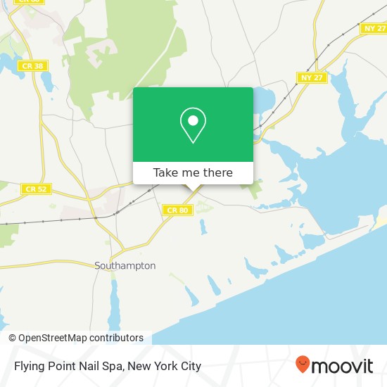 Flying Point Nail Spa map