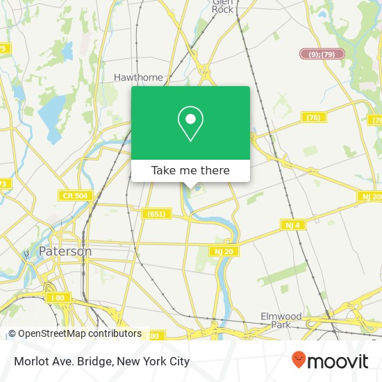 Mapa de Morlot Ave. Bridge