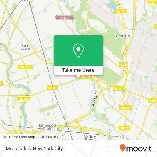 McDonald's map