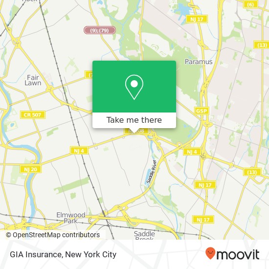 Mapa de GIA Insurance