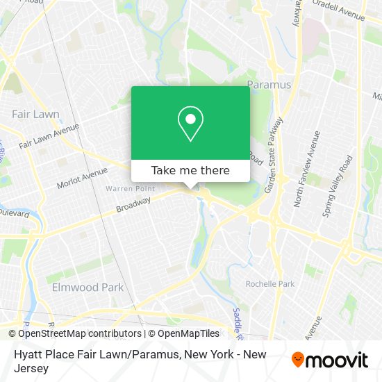 Hyatt Place Fair Lawn/Paramus map