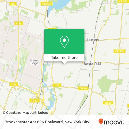 Brookchester Apt 896 Boulevard map