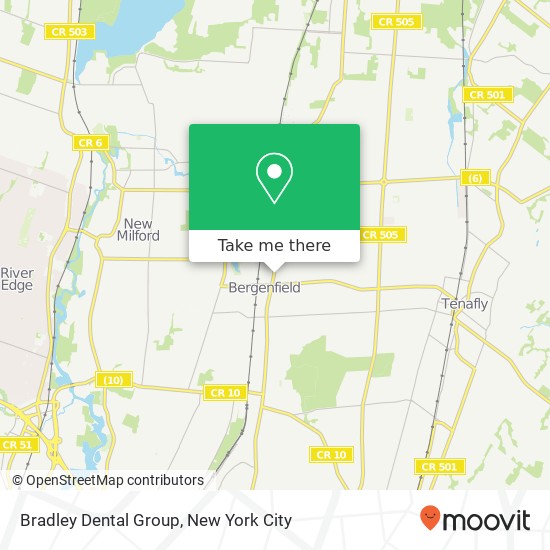 Mapa de Bradley Dental Group