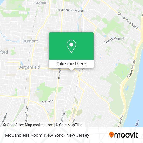 Mapa de McCandless Room