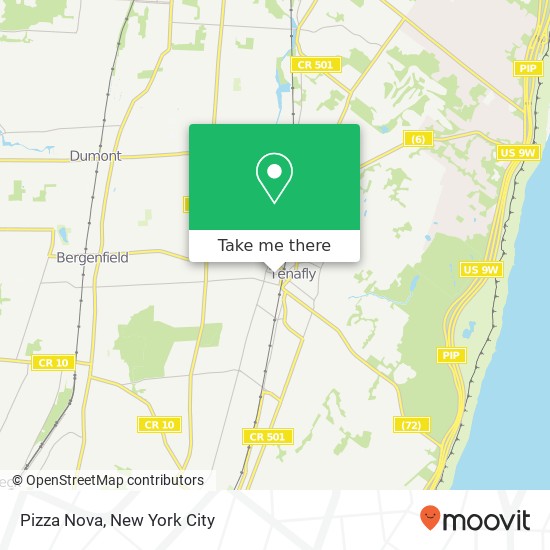 Mapa de Pizza Nova