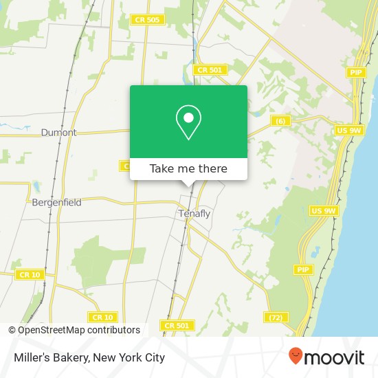 Mapa de Miller's Bakery