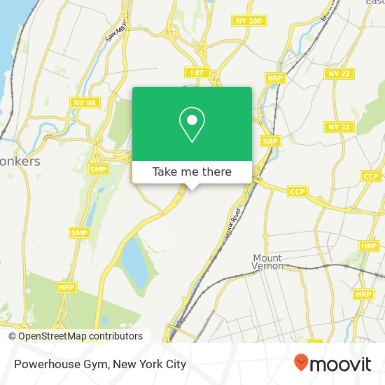 Mapa de Powerhouse Gym