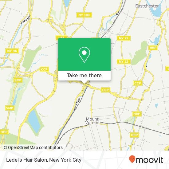 Ledel's Hair Salon map