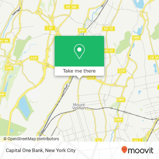 Capital One Bank map