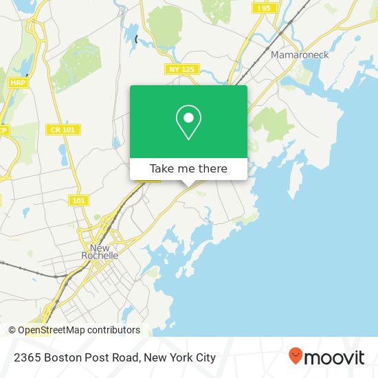 Mapa de 2365 Boston Post Road
