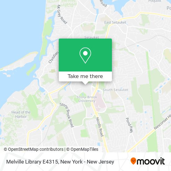Mapa de Melville Library E4315