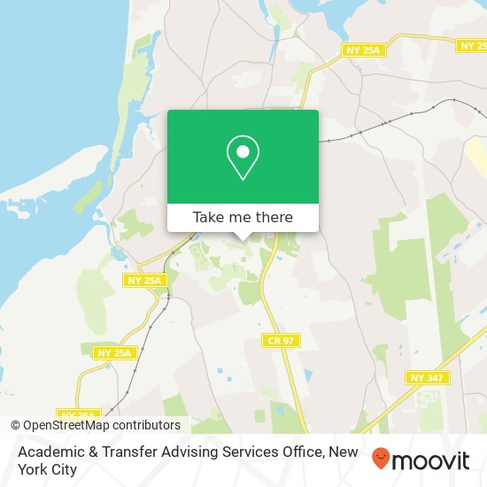 Mapa de Academic & Transfer Advising Services Office
