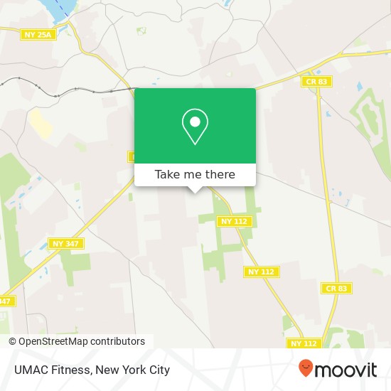 UMAC Fitness map