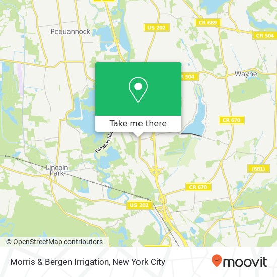 Morris & Bergen Irrigation map