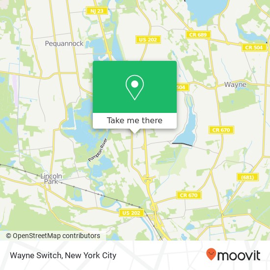 Wayne Switch map