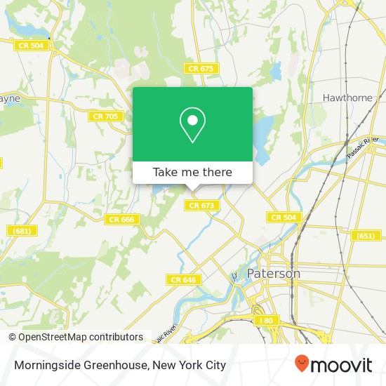 Mapa de Morningside Greenhouse
