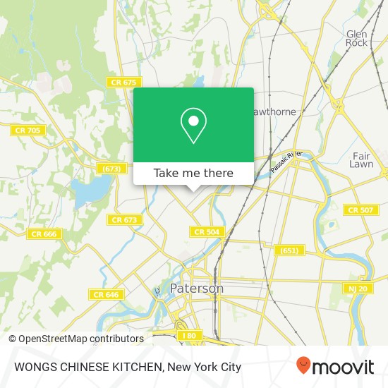 Mapa de WONGS CHINESE KITCHEN