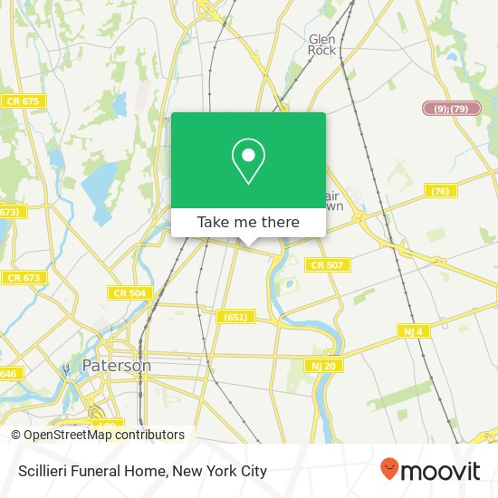 Scillieri Funeral Home map